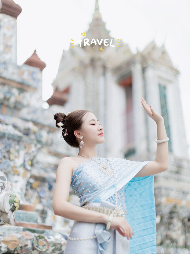 Wat Arun Photo Day📸 Bangkok Iconic and Thai traditional costume 
