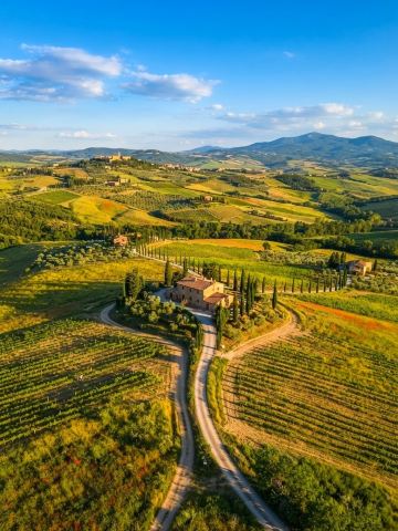 イタリアで最も美しい田園風景。トスカーナの絶景。 | Trip.com
