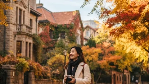 Jika kamu ingin melihat keindahan musim gugur di China, cobalah tengok pesona ‘Dalian’. — traveler post in Dalian