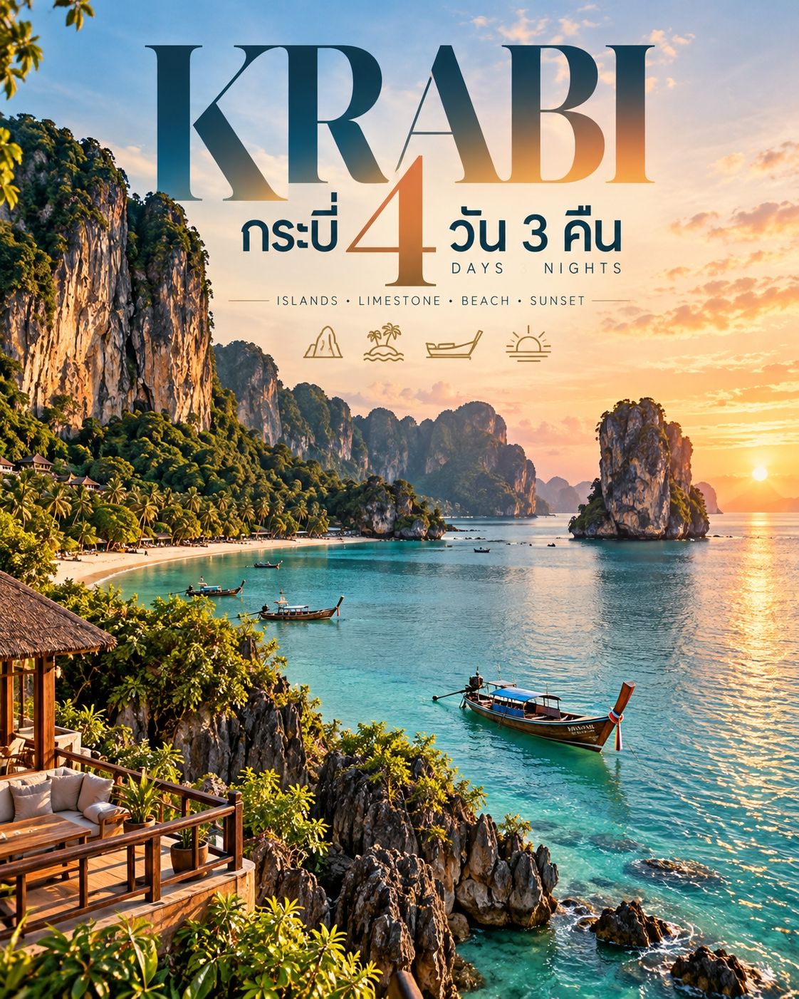🇹🇭 KRABI 4 วัน 3 คืน 🌴🌊