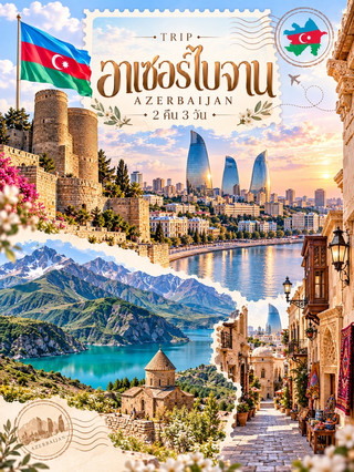 Azerbaijan 🇦🇿, a land bridging Europe and Asia.