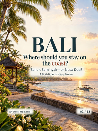 Bali First-Timer Coast Stay Planner: Sanur, Seminyak—or Nusa Dua