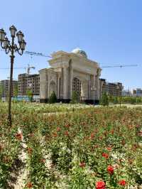 Spring Roses at Independence Square, Dushanbe
