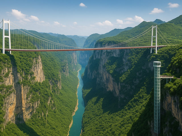 China is about to open the world’s tallest bridge