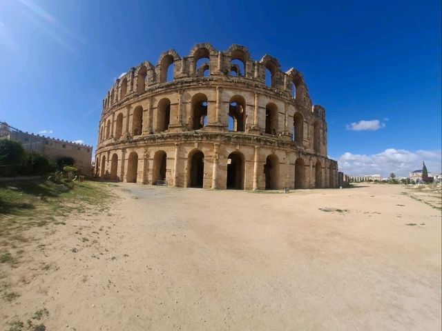 The third biggest roman arena with 35000 seats. 