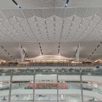 Xi'an airport is an elegant, new airport.