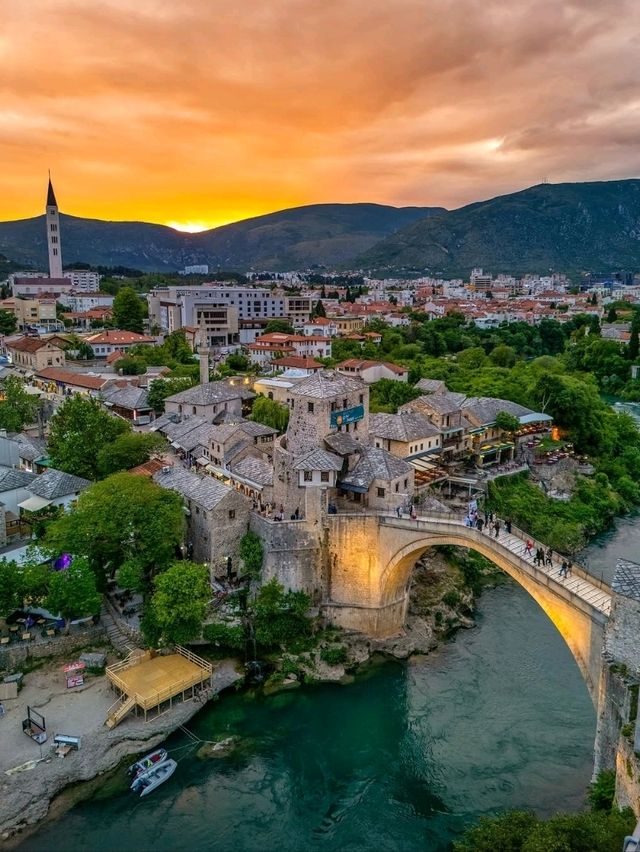 🌉 Where the Bridge Holds History – Mostar, Bosnia and Herzegovina