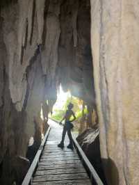 Maze of one of the biggest caves in Southern Thailand
