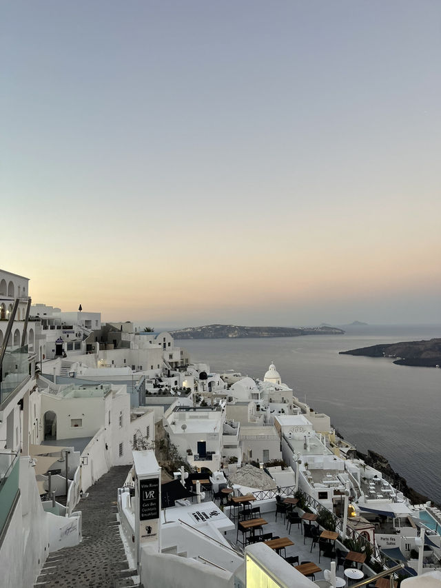 🌅 Santorini Sunrise – Aegean Magic in Gold & Blue 🏖️✨