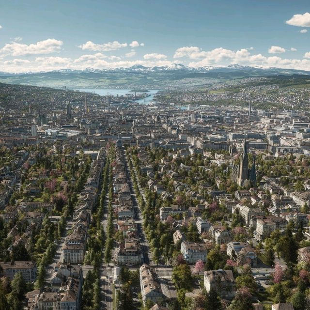 Zurich’s Quiet Elegance: Reflections, Trams & Timeless Streets 🕊️🌿