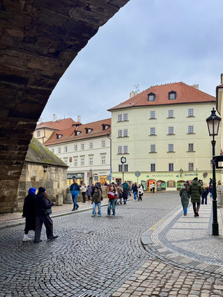 A Hidden Christmas Market by Charles Bridge — Na Kampě Square