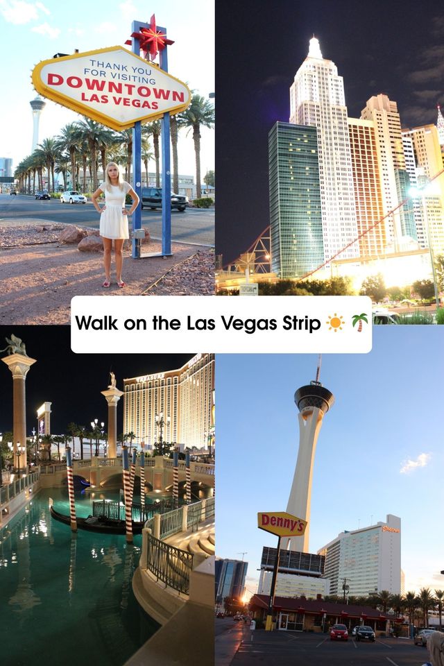Walk on the Las Vegas Strip ☀️