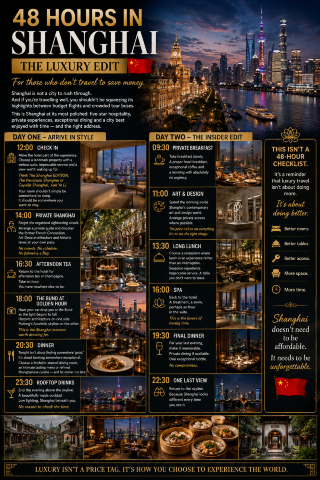 48 HOURS IN SHANGHAI — THE LUXURY EDIT 🇨🇳