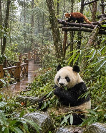 🐼 Панды без толп: место рядом с Чэнду, которое я выберу вместо Panda Base