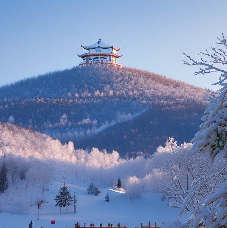 年前一定要去遼寧瀋陽棋盤山雪鄉看冰雪世界