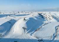 清晨沃雪東北大地