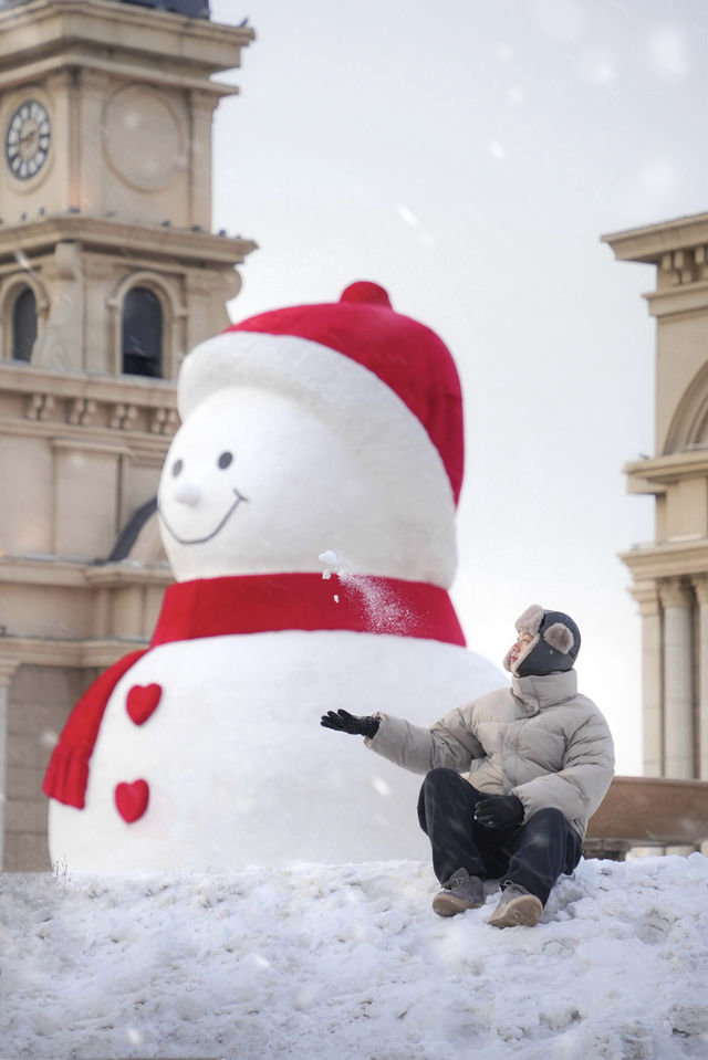 哈爾濱大雪人太治癒了吧！！超全打卡攻略