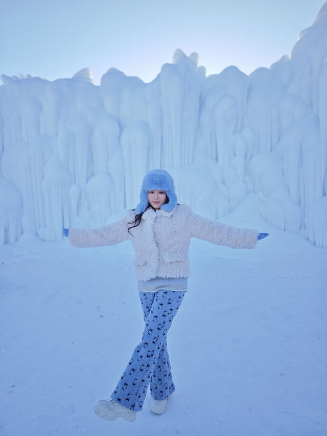 長白山二道白河，雪絨花冰瀑布之旅