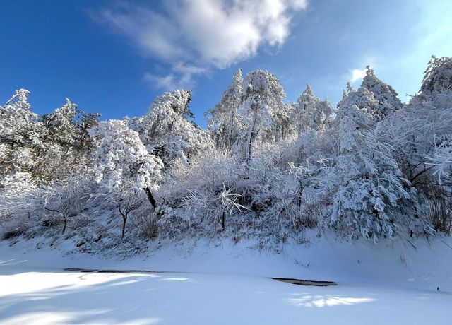 大雪將至九宮山的雪景萬萬不能錯過