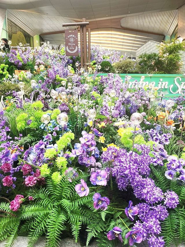 大寧久光花漾植愈力的花園列車站