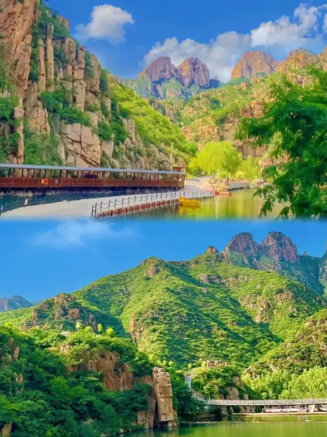 북방의 '작은 구채구'라 불리는 빙당우 대협곡은 잊을 수 없는 경치를 자랑합니다