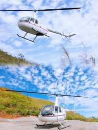 乘坐直升機住進懸崖上的天空之城