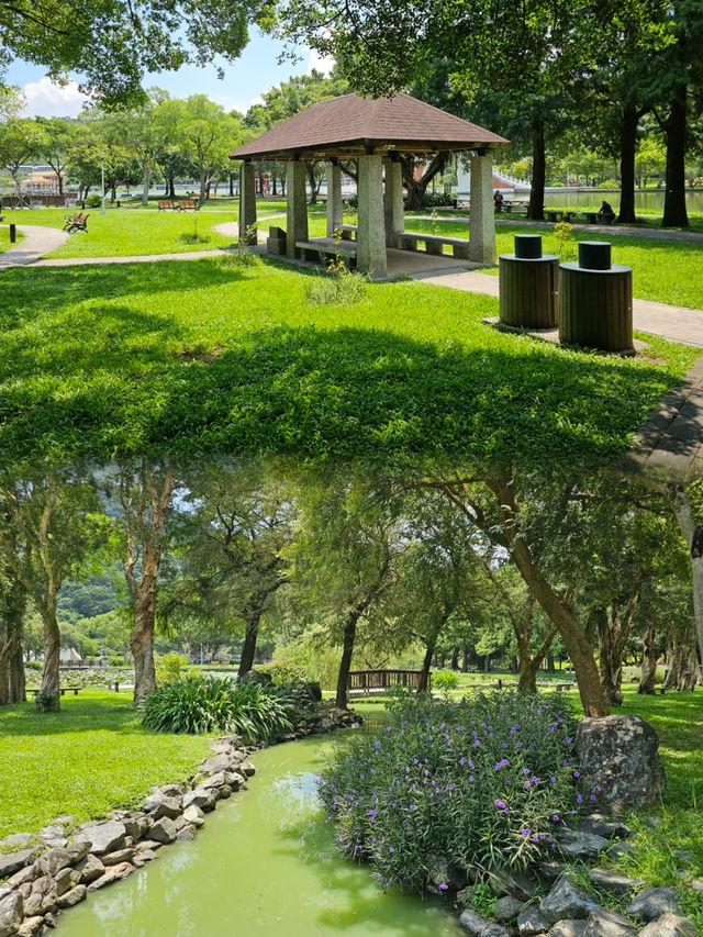 有氧的公園 真的太適合放鬆啦～