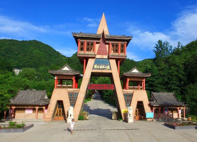 西安祥峪森林公園。 西安祥峪森林公園。