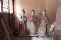 山西晉城小南村二仙廟｜古建築上的繪畫與泥塑。