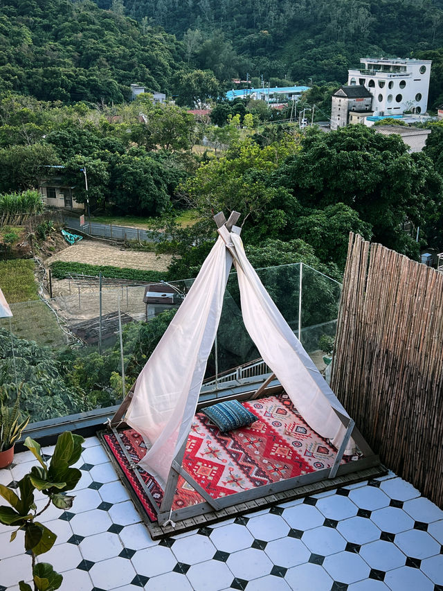 度假首選遠山森林大自然我來啦～～。