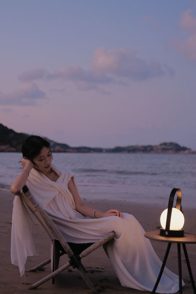 秋天與海舟山朱家尖24小時島嶼生活。