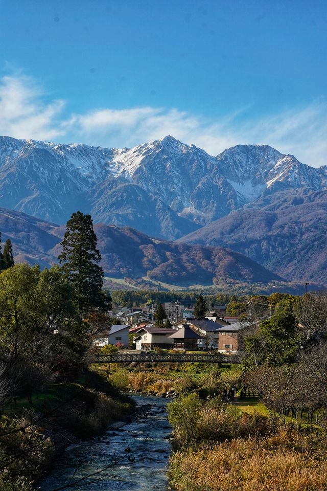 日本旅行｜我在長野見到了日照金山：白馬村。