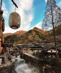 為止，我最喜歡的古村出現了還有村裡人白太熱情。