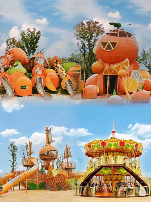 成都遛娃｜周末帶娃住進歡樂橙堡！玩得不想走！