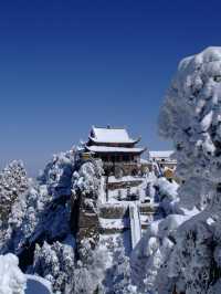 九華山！終於將迎來2025年第一場雪了。