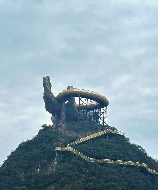 杭州馬嶺天觀景區｜捧在手上的大橋，你見過嗎