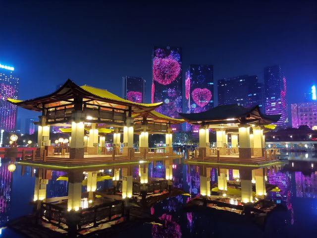 浪漫迷人的夜景