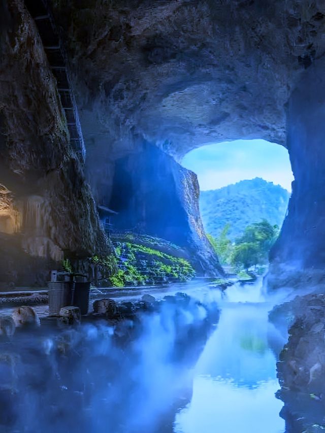 重慶酉陽桃花源春日仙境