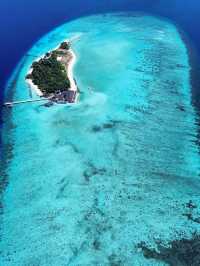 仙本那的玻璃海顏色是最能治癒心情的顏色