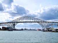 Old Corpus Christi Harbor Bridge, see it before it's demolish.