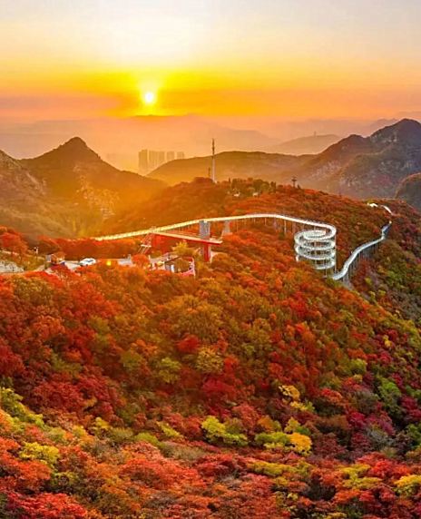 Những điểm tham quan tuyệt đẹp ở Zibo ẩn chứa mùa thu đầy màu sắc