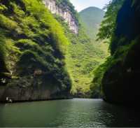 徒步金絲峽，遇見獼猴