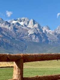 實拍live圖│玉龍雪山絕美瞬間!白沙古鎮視角絕了