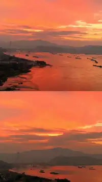 11.24福州實況 彩虹與朝霞的夢幻同框