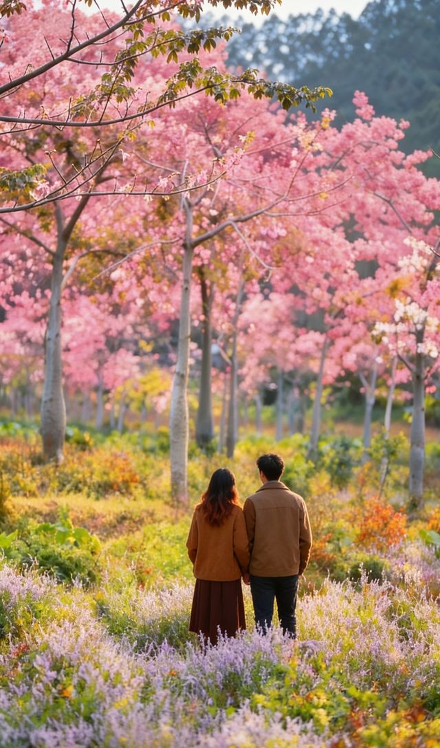 廣東冬日秘境|闖入鶴山粉色花海,邂逅浪漫「粉色雪」 廣東冬日秘境|闖入鶴山粉色花海,邂逅浪漫「粉色雪」