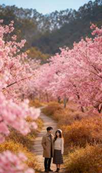 廣東冬日秘境|闖入鶴山粉色花海,邂逅浪漫「粉色雪」