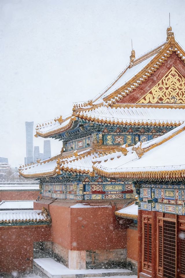 瀋陽故宮的雪太絕了!冬日限定版紅牆白雪,美到窒息! 瀋陽故宮的雪太絕了!冬日限定版紅牆白雪,美到窒息!