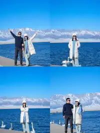 鄭州出發看到了賽里木湖的藍調時刻