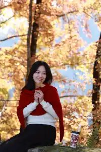 永嘉紅楓古道的紅楓紅了