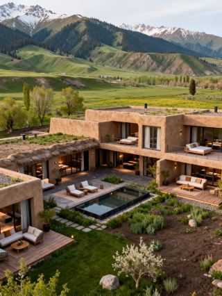 Stay at beautiful accommodations on the Ili Grassland and take the kids to explore the secret May flower sea